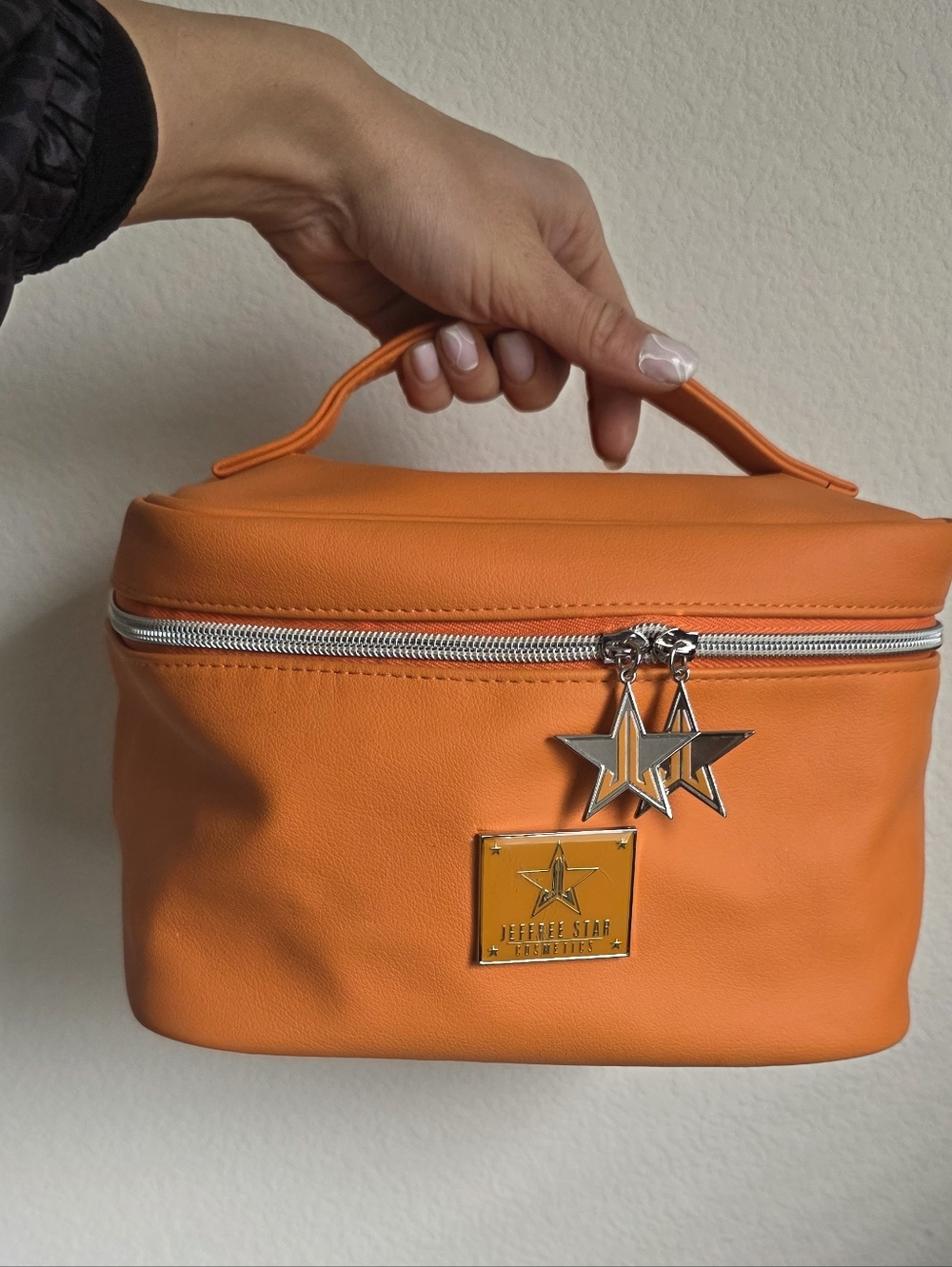 Jeffree Star Orange Cosmetic Train Case